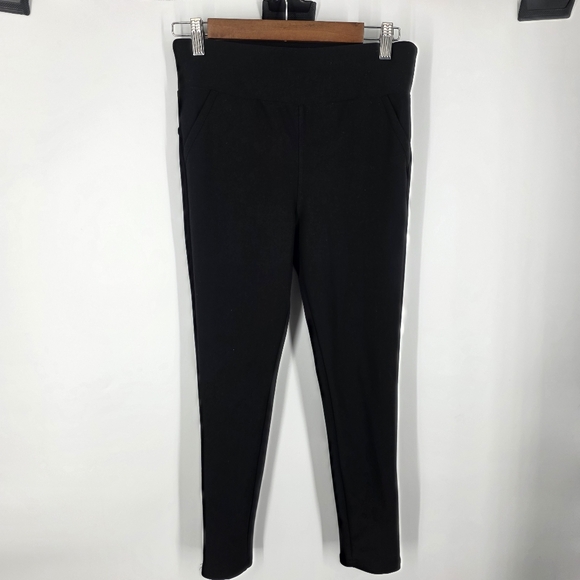 Shosho Black Slim Performance Pants High-Stretch Comfort Trousers Women M - Picture 10 of 10